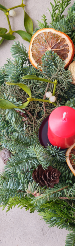 Produktfoto: Weinprobe mit Adventskranz