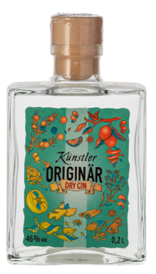 Künstler Originär Dry Gin (Fotografie Uwe Simon de Lima) Künstler Originär Dry Gin